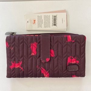 Lug Tram Wallet - Cats Orchid